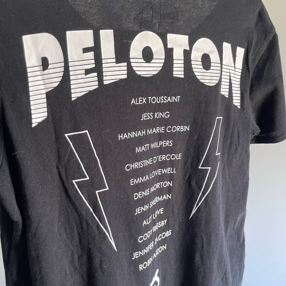Chaser X Peloton Graphic Tee Size S NWOT